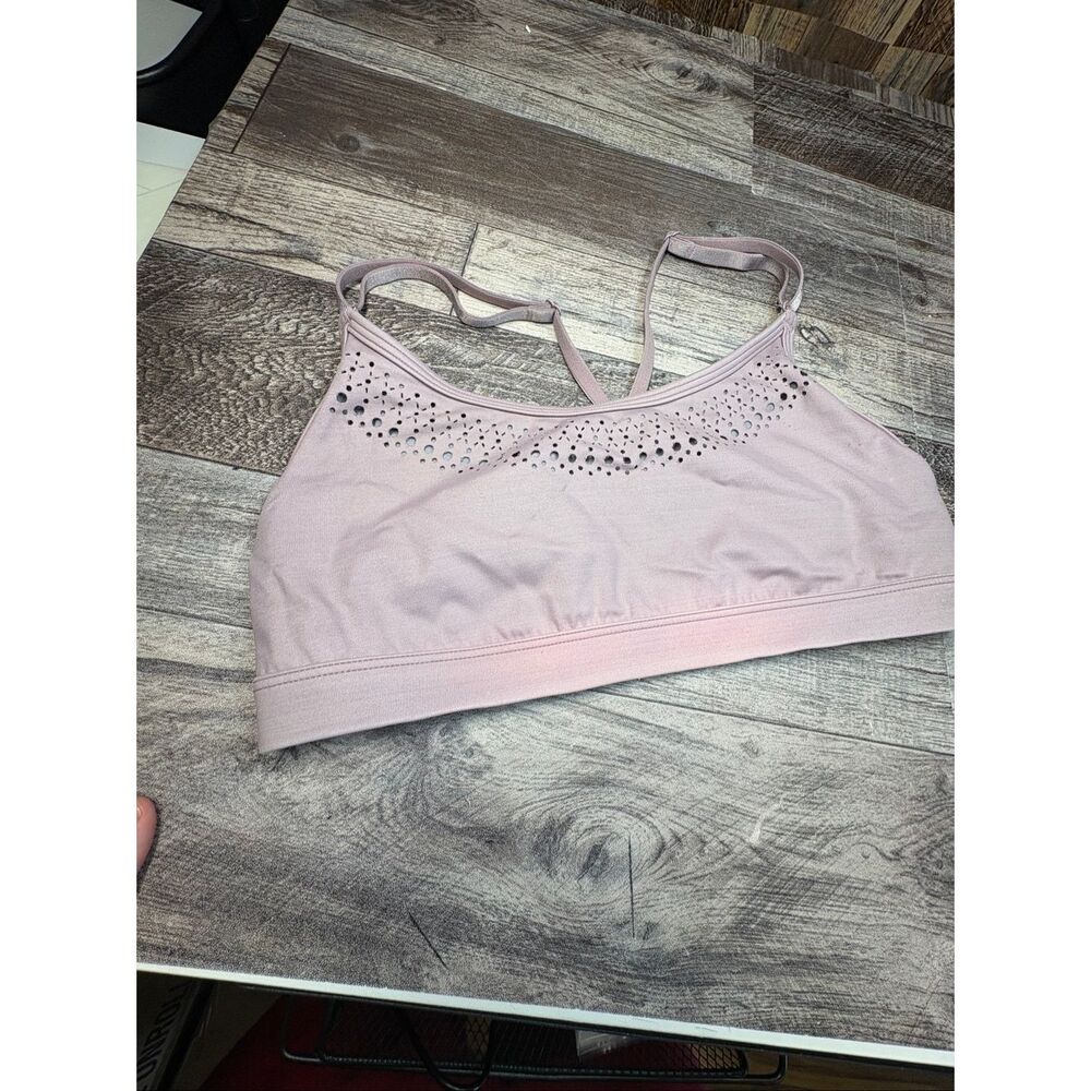 Victorias Secret Sport Strappy Sports Bra Laser Cut Racerback Light Support smal